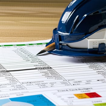 track budgets construction